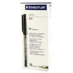 Ball Pen 430 Black 10's - STEADLER