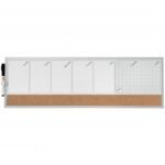 Nobo Small Magnetic Whiteboard Weekly Planner 585x190mm Grey - Image 3