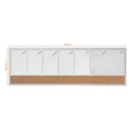 Nobo Small Magnetic Whiteboard Weekly Planner 585x190mm Grey - Image 4