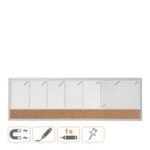 Nobo Small Magnetic Whiteboard Weekly Planner 585x190mm Grey - Image 5