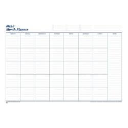Mark-it Perpetual Month Planner Laminated with Notes Column W900xH600mm MP 154882