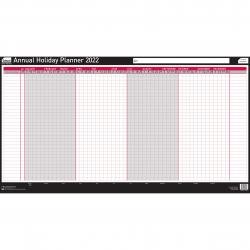 Sasco 2022 Annual Holiday Year Wall Planner with wet wipe Pen & sticker pack; Poster Style; 750W x 410Hmm - Outer carton of 10