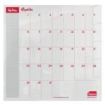 Sasco Month Planner Acrylic Mounted 450 x 450mm 2410188 16958AC