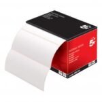 5 Star Office Address Labels 89x36mm on Continuous Roll 250 Labels