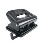 5 Star Office Punch 2-Hole Plastic Base Metal Handle Capacity 20x 80gsm Black