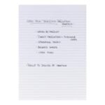5 Star Office Memo Pad Headbound 60gsm Ruled 160pp A4 White Paper Pack of 10
