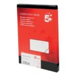 5 Star Office Multipurpose Labels Laser Copier Inkjet 10 per Sheet 99x57mm White 1000 Labels