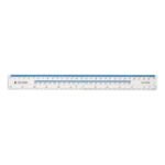 5 Star Office Ruler Plastic Shatter-resistant Metric and Imperial Markings 300mm