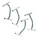 5 Star Office Treasury Tags Metal-ended Length 51mm Green Pack of 100