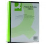 Q-Connect Presentation Display Book 60 Pocket A4 Black