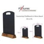 Fixtures A5 15x23cm Table Top Blackboard