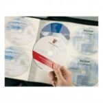 Avery CD/DVD Labels Laser 2 per Sheet Dia.117mm Full Face Opaque White L7676-25 50