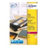Avery Diskette Labels Laser 3.5 inch Disk 10 per Sheet 70x52mm White L7666-25 250