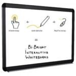 Bi-Office Bi-Bright eRED3 Interactive Whiteboard 78in