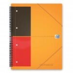 Oxford Int Meeting Nbk Poly Wbd 80gsm Smart Ruled Perf Punched 4 Holes 160pp A4+ 100104296 Pack of 5