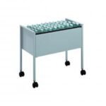 Durable Suspension File Trolley Foolscap Grey