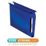 Elba Ultimate Polypro Linking Lateral File Polypropylene 30mm Wide-base A4 Blue 100330584 Pack of 25