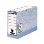 Fellowes Bankers Box Transfer File 120mm Foolscap Grey (Pack of 10)
