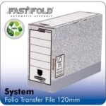 Fellowes Bankers Box Transfer File 120mm Grey/White 1180501 Pack of 10