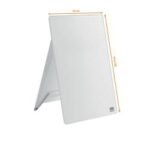 Nobo Desktop Whiteboard Easel Glass Non Magnetic 216x297mm Brilliant White