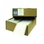 Q-Connect Computer Label 102x36mm 1 Across The Web 8 Per Fanfold White (Pack of 8000)