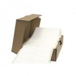 Q-Connect Computer Label 102x36mm 2 Across The Web 16 Per Fanfold White (Pack of 8000)