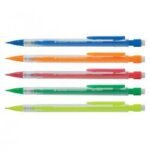 5 Star Office Mechanical Pencil Retractable Disposable with 0.7mm Lead Assorted Barrels Pack of 10
