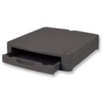 Monitor Screen Riser 67mm Stackable 1 Drawer 15kg Load Black