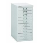 Bisley 10 Multidrawer Cabinet A4 300x430x600mm Grey