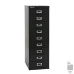 Bisley 9 Multidrawer Cabinet A4 290x420x860mm Grey