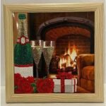 Crystal Art Wood Effect 21 x 21cm Picture Frame Card CCKF18-3