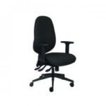 Cappela Rise High Back Posture Chair 652x545x820mm Black