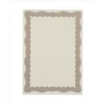 Certificate Papers with Foil Seals 90gsm A4 Bronze Wave 30 Sheets