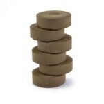 Colour Blocks in Burnt Umber Pack of 6