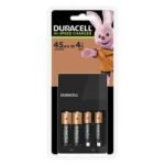 Duracell CEF14 Battery Charger Hi Speed for AA/AAA LED Charge Status Indicator