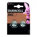 Duracell DL2032 3V Lithium Button Battery (Pack of 2)