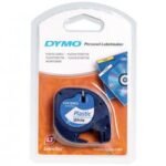 Dymo LetraTag Tape Plastic 12mmx4m Pearl White