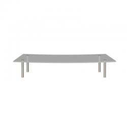 facile-mesh-back-operator-chair-with-headrest--made-to-order Denver reception glass shelf 800mm curved - Image 1