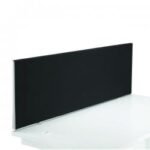First Desk Mounted Screen 1800x25x400mm Special Black