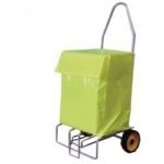 Folding Tubular Steel Mail Trolley (100kg capacity)