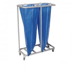 gosecure-double-sack-holder-silver-sh2sil GoSecure Double Sack Holder Silver - Image 1