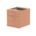 Impulse Fixed Pedestal 2 Drawer Beech