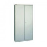 Jemini 2 Door Storage Cupboard Metal 950x420x1960mm Grey