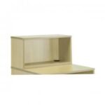 Jemini Reception Modular Straight Riser Unit 800x315x400mm Maple