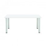 Jemini Rectangular Meeting Table 1200x800x730mm White