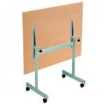 Jemini Rectangular Tilting Table 1200x800x720mm Beech/Silver