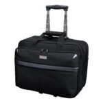 Lightpak Business Trolley Bag with Laptop Compartment Nylon Capacity 17in Black