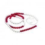 Linex 100 Arithmatic String 150cm White/Red