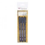 Tombow Mono Fineliner Drawing Pen 0.24mm/0.35mm/0.46mm Line Black (Pack 3)