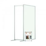 Nobo Acrylic Modular Room Divider Extension 600x1800mm Clear
